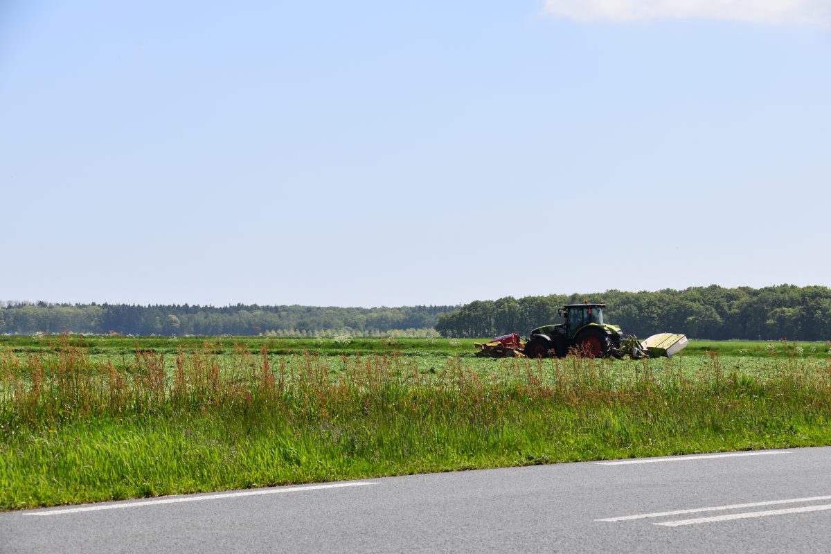 Tractor op het platteland, Trekker, Tractor, Landbouw